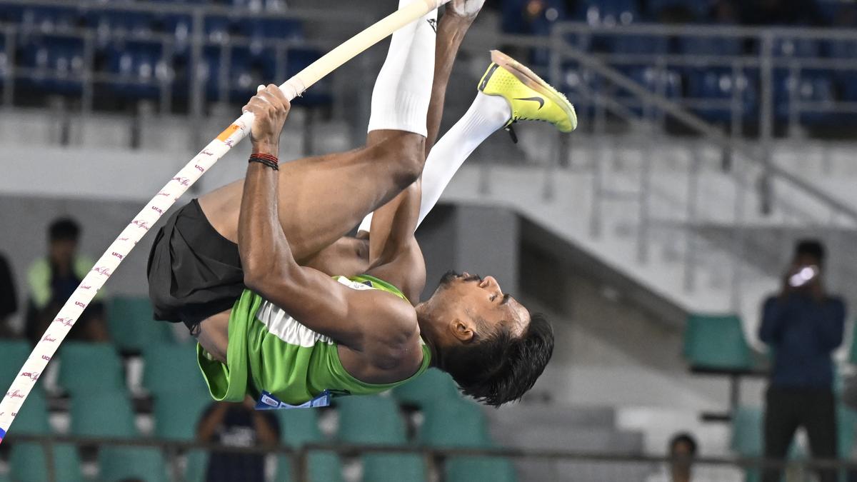 Indian GP Yugendran leaps to a brand new meet document in males’s pole